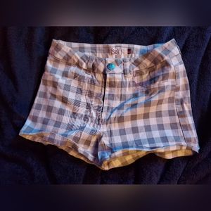 SO checkered shorts Sz 5 Juniors